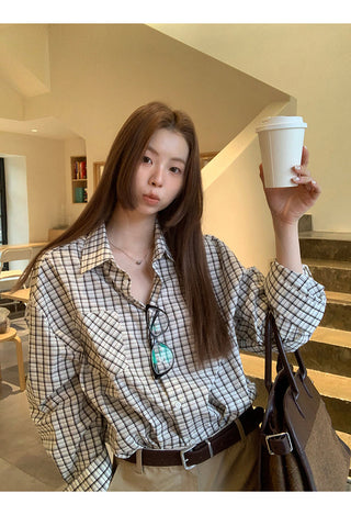 Plaid Shirt Loose