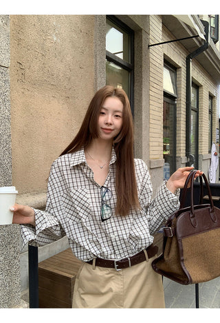 Plaid Shirt Loose