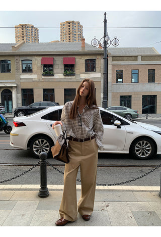 Plaid Shirt Loose