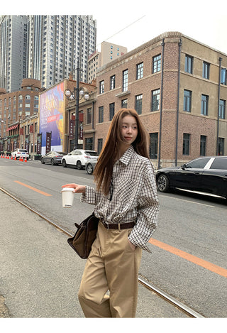 Plaid Shirt Loose