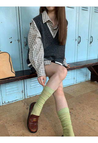 Plaid Shirt Loose