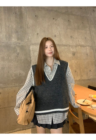 Plaid Shirt Loose