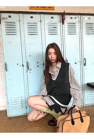 Plaid Shirt Loose