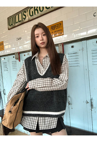 Plaid Shirt Loose