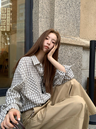 Plaid Shirt Loose