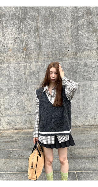 Plaid Shirt Loose