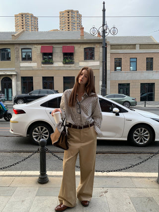 Plaid Shirt Loose