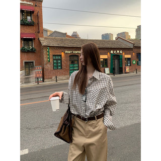 Plaid Shirt Loose