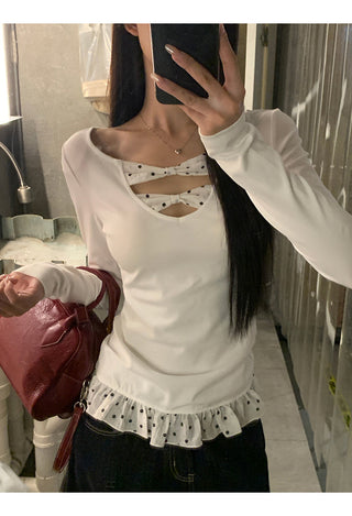 Fake Two-Piece Top