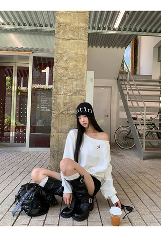 Hooded Sweater White