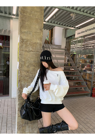 Hooded Sweater White