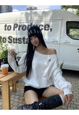 Hooded Sweater White