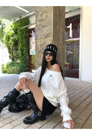 Hooded Sweater White