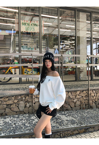 Hooded Sweater White