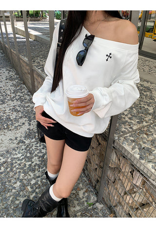 Hooded Sweater White