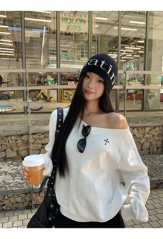 Hooded Sweater White