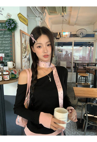 Off-Shoulder T-Shirt