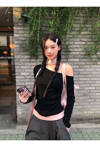 Off-Shoulder T-Shirt