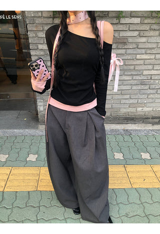 Off-Shoulder T-Shirt