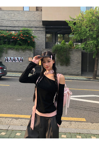Off-Shoulder T-Shirt