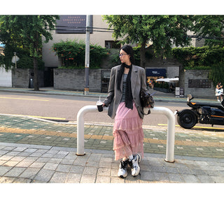 Polka Dot Scarf Black