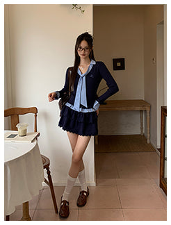 Blue Knitwear