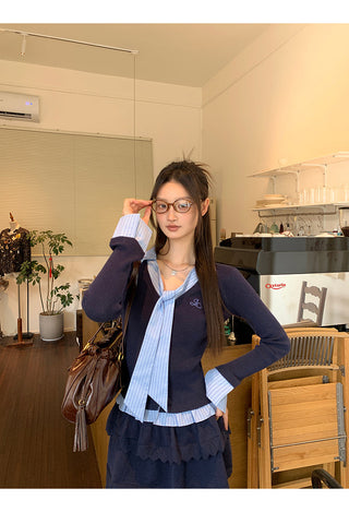 Blue Knitwear