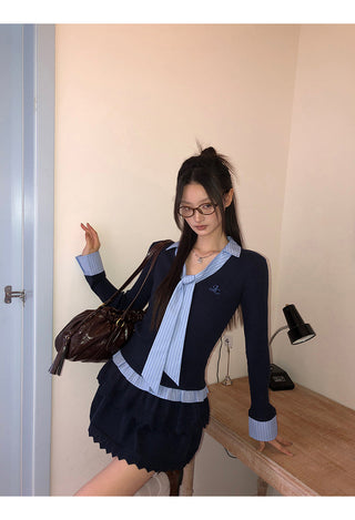 Blue Knitwear