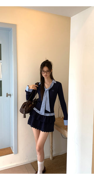 Blue Knitwear