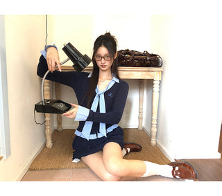 Blue Knitwear