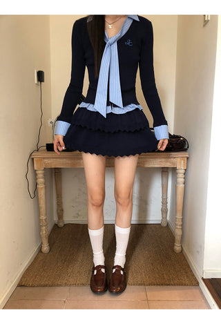 Blue Knitwear