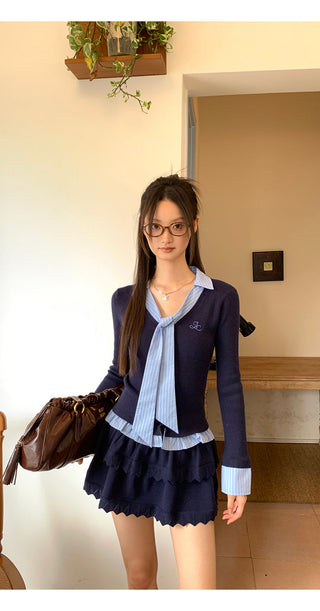 Blue Knitwear