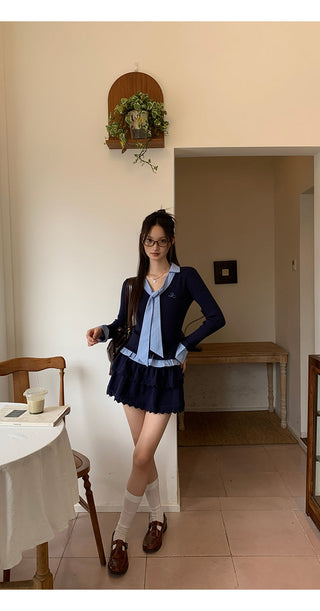 Blue Knitwear