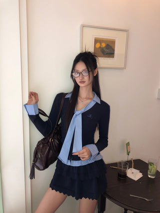 Blue Knitwear