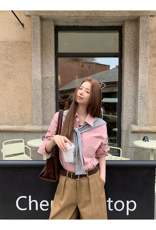 Shawl Vest Gray