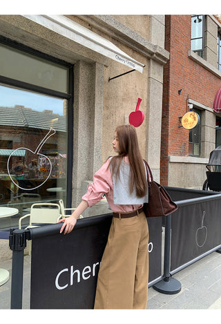 Shawl Vest Gray