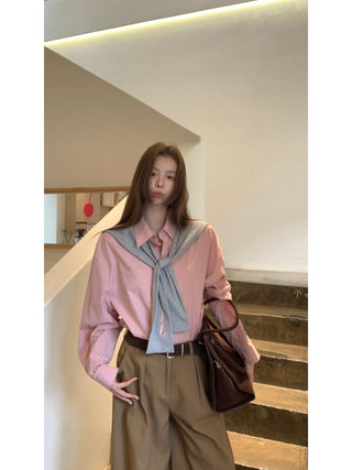 Shawl Vest Gray