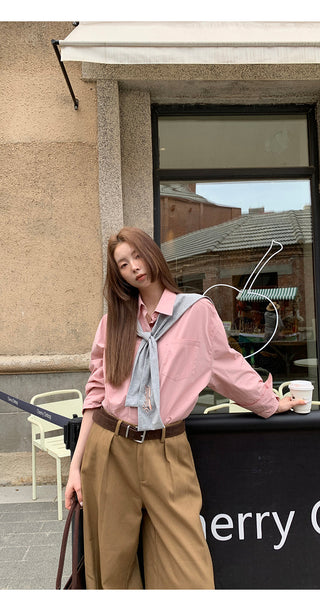 Shawl Vest Gray