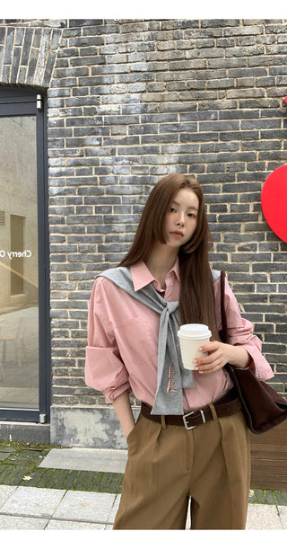 Shawl Vest Gray