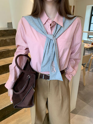 Shawl Vest Gray