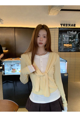 Fake Two-Piece T-Shirt