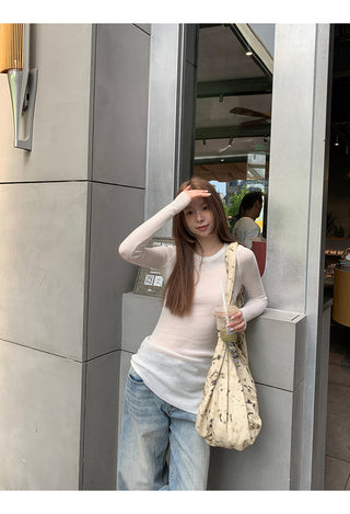 Womens High Waist Wide-Leg Jeans