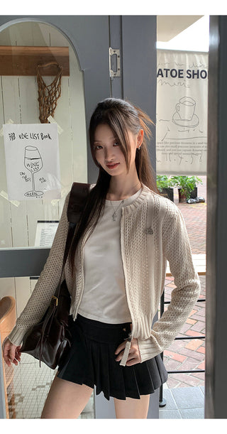 Pleated A-Line Skirt