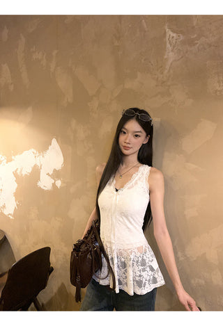 Lace Camisole White