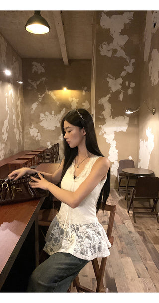 Lace Camisole White