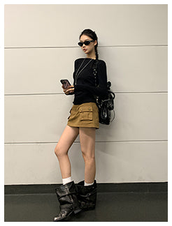 Workwear A-Line Skirt