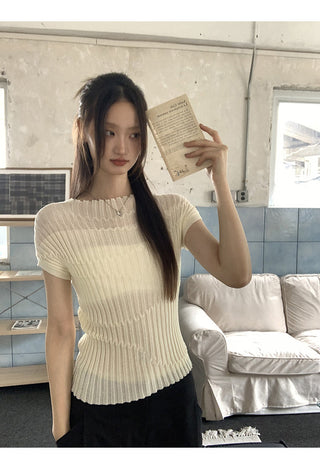 Knit Shoulder Top