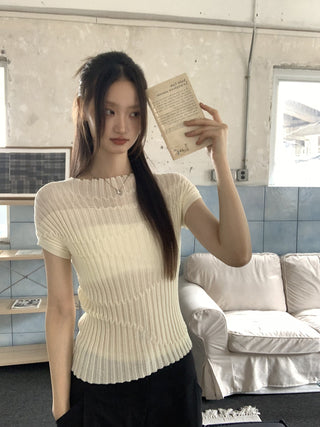 Knit Shoulder Top