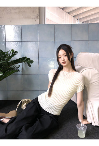 Knit Shoulder Top