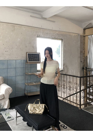 Knit Shoulder Top
